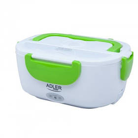 Ланчбокс електричний із підігрівом Adler AD 4474 Green + ложка