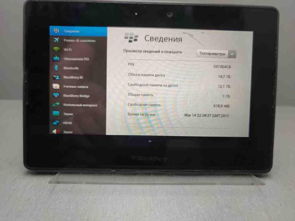 Купить Планшет планшетный компьютер Б/У BlackBerry PlayBook 16Gb, цена ...