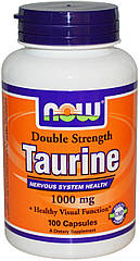 Таурин Now Taurine 1000mg 100 caps
