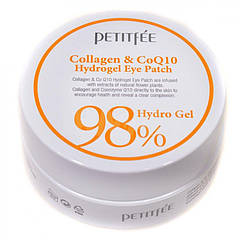 Гідрогелеві патчі для очей з колагеном і коензимом Q10 - PETITFEE Collagen & Co Q10 Hydrogel Eye Patch - 60шт