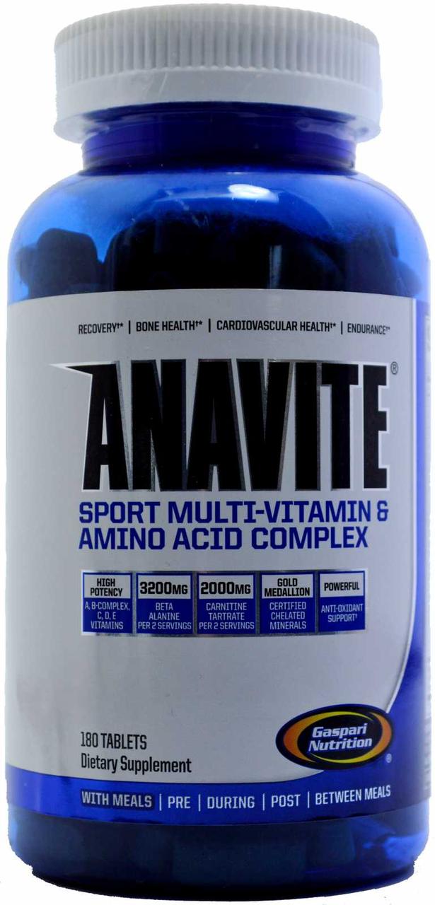 Мультивітаміни Gaspari Nutrition ANAVAITE 180 tabs