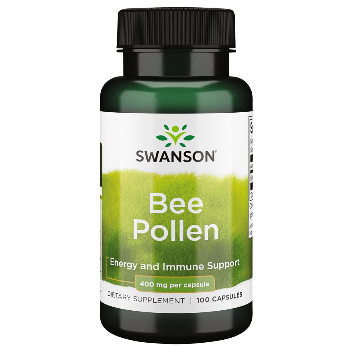 Бджолиний пилок Swanson Bee Pollen 400 mg 100 Caps