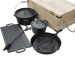 Набір чавунного посуду 7 предметів GRILLMEISTER GDO-7