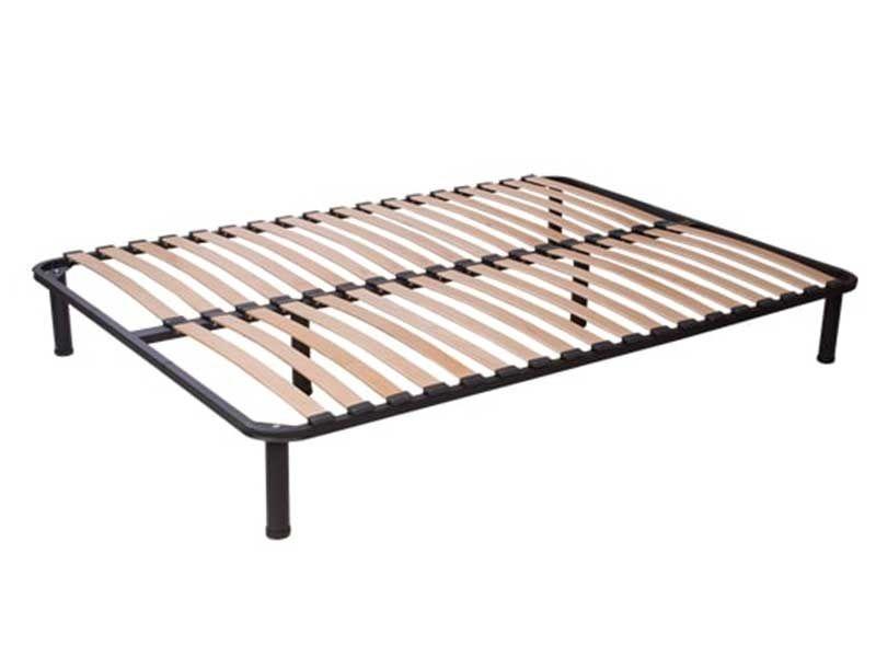 Каркас ліжка 1-2 200х180х46 XXL, з 6 ніжками чорний