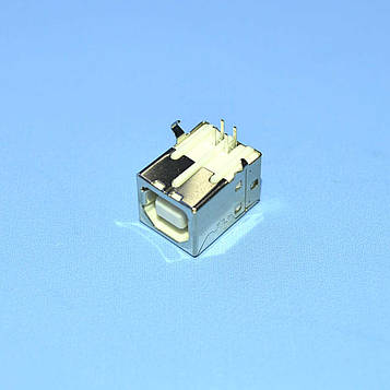 Гніздо USB-B монтажне 90*(кутове) на плату 1-1068
