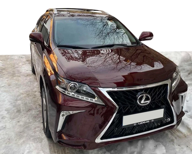 Передній бампер TRD 2009-2012, з фарами для Lexus RX рр