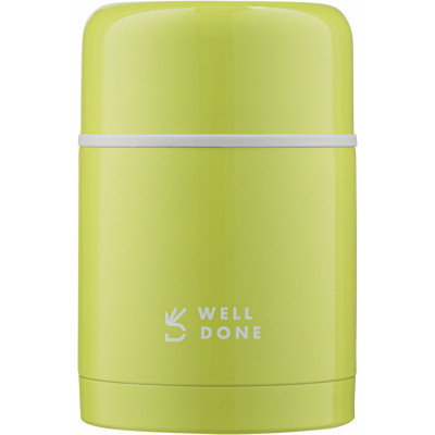 Термос Well Done 0,6 л Light Green (WD-7016G)