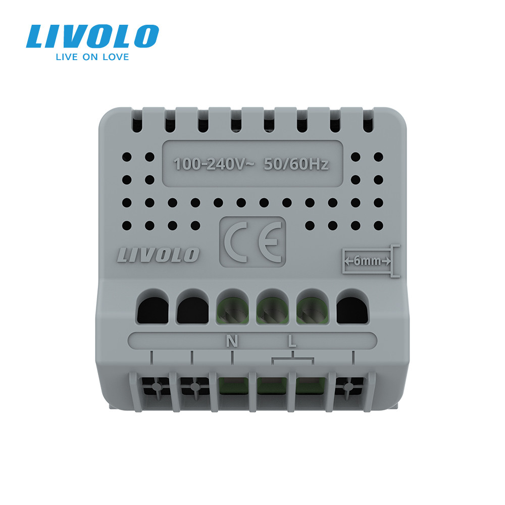 Умный механизм датчик звука и освещенности Livolo черный ZigBee (VL-FCJZ-2BP) - фото 4 - id-p1686507449