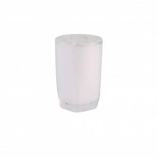 Склянка для зубних щіток Аксентія Граз з пластику об'єднання з'ємний ефект з подвійними стінками, ідеально