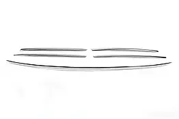 Накладки на кант решітки радіатора для Mercedes Sprinter W901/902/903/904/905 (2002-2006) OmsaLine Нержавіюча сталь (5 частин)