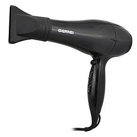 Професійний фен для волосся з датчиком дотику Gemei GM103 2200W Black (7464)