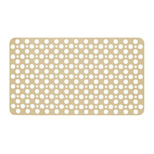 Килимок у ванну антиковзаючий бежевий, AWD02091430