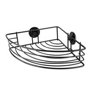 Полиця дротяна кутова одноярусна чорна, AWD02081664