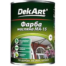 Фарба масляна МА -15 DekArt (чорна) 1кг