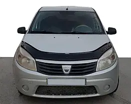 Дефлектор капоту для Dacia Sandero 2007-2013 Полікарбонат