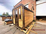 Sauna Cube Quadro Black 3.6x2.35m Thermowood Production, фото 7