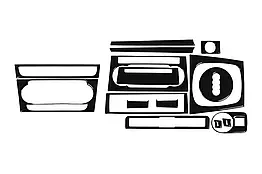 Декоративні накладки салону для Audi A3 (2004-2008) Meric Пластик
