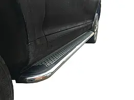 Бокові пороги Maydos v2 для Porsche Cayenne 2010-2017 рр. Алюміній (2 шт.)
