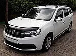 Дефлектор капоту (EuroCap) для Dacia Logan II 2013-2022 рр