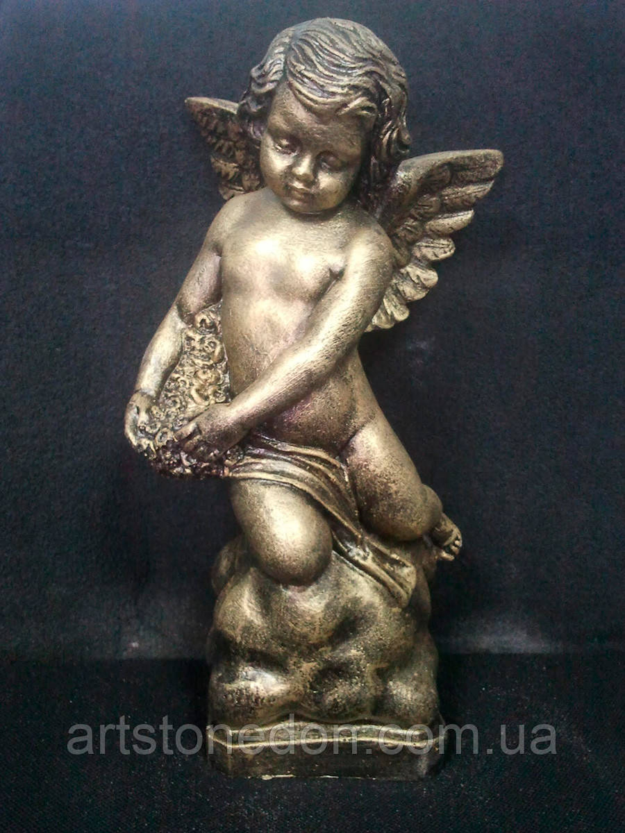 Статуя Ангел на камне из мрамора 35 см - фото 3 - id-p277708258