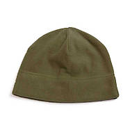 Флисовая тактическая шапка зеленая, теплая зимняя шапка цвета хаки