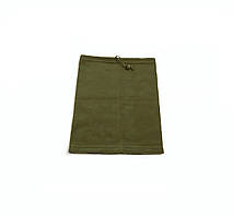 Чоловічий зимовий теплий снуд бафф хакі, флісовий шарф снуд зеленого кольору