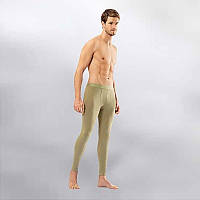 Чоловічі зимові теплі термоштани, термобілизна з поліспандексу бежеве розмір S-M