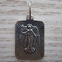 Срібна підвіска-ладанка Святий Архангел Михаїл, фото 3
