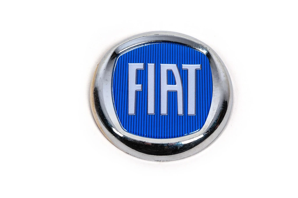Емблема (синя, самоклейка) 95 мм для Тюнінг Fiat
