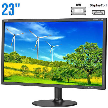 Монітор Б-клас NEC MultiSync EX231W / 23" (1920x1080) TN / DVI, DisplayPort, USB / VESA 100x100, фото 2
