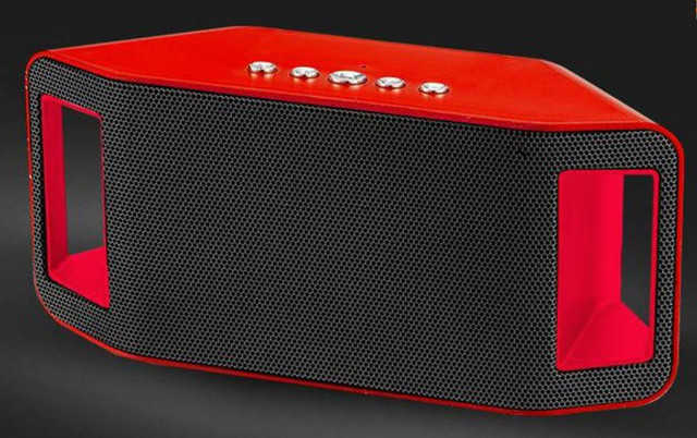 Портативна bluetooth колонка MP3 плеєр WS-Y66 Red, фото 1