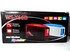 Портативна bluetooth колонка MP3 плеєр WS-Y66 Red, фото 5