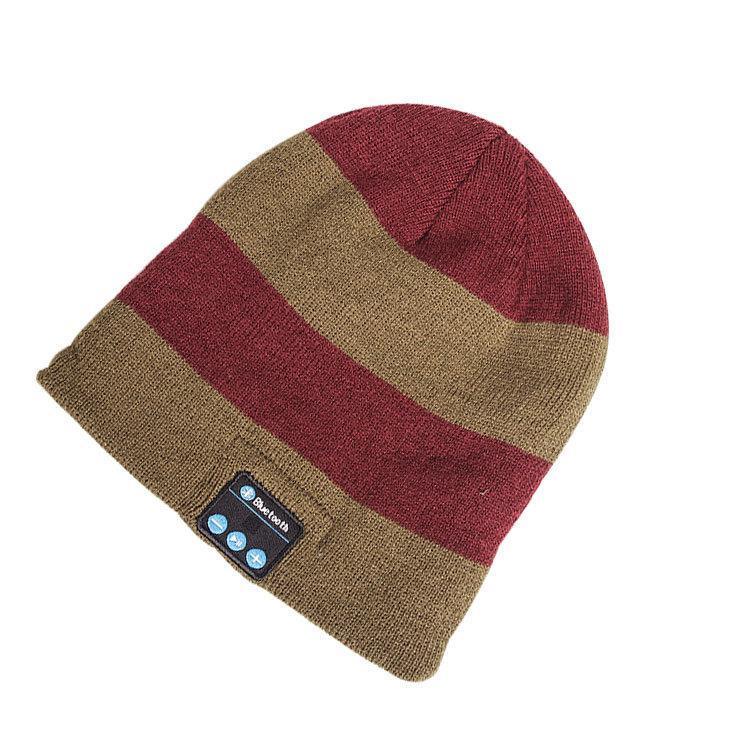 Шапка з навушниками bluetooth SPS Hat BT Red Brown