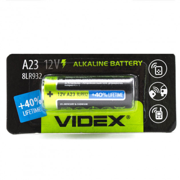 Батарейка Videx A23 12V