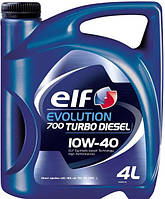 Автомобільна моторна олива напівсинтетична "ELF" Evolution 700 Turbo Diesel 10W40 4L