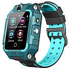 Смарт-годинник дитячі з GPS Brave T10N, блакитні, фото 4