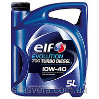 Автомобильное моторное масло полусинтетическое "ELF" Evolution 700 Turbo Diesel 10W40 5L