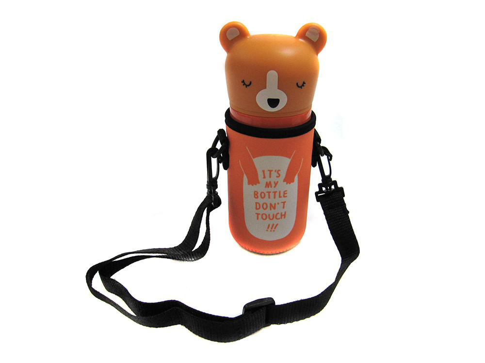 Дитячий Термос в чохлі з ремінцем 200мл A-plus 1791 Orange, фото 1