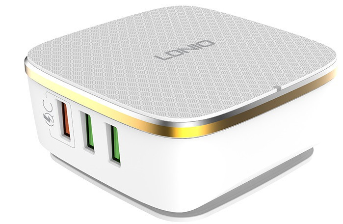 Адаптер мережевий Ldnio A6704, 6USB, QC3.0, 7A, 35W, білий, фото 1