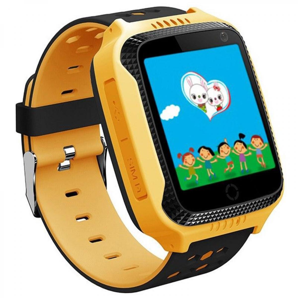 Дитячі розумні годинник Smart Baby Watch G900A з GPS, жовті