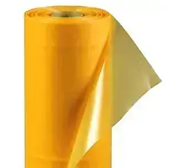 Плівка поліетиленова 90 мкм теплічна жовта 6 м*50 м "Планета Пластик" стабілізація 24 місяці