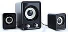 Колонки для ПК FT-202 Mini 2.1 USB, чорні, фото 4