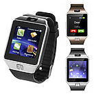 Розумні годинник Smart Watch GSM Camera DZ09 Silver, фото 3