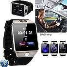 Розумні годинник Smart Watch GSM Camera DZ09 Silver, фото 5