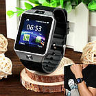 Розумні годинник Smart Watch GSM Camera DZ09 Silver, фото 9