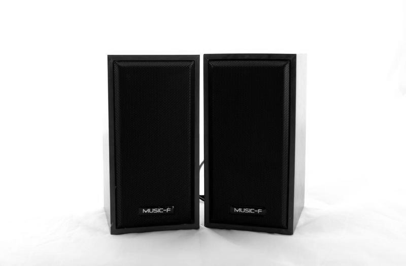 USB колонки для ПК комп'ютерні колонки D09 Black