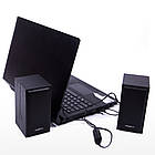 USB колонки для ПК комп'ютерні колонки D09 Black, фото 2