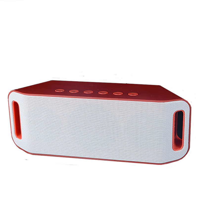 Портативна bluetooth колонка MP3 плеєр SPS S204 Red, фото 1