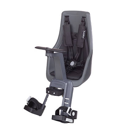 Дитяче велокрісло Bobike Exclusive Mini Plus/Urban Grey, фото 1