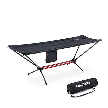 Гамак розкладний одномісний Naturehike Outdoor Folding Hammock NH20JJ011, 300D Oxford, чорний, фото 1